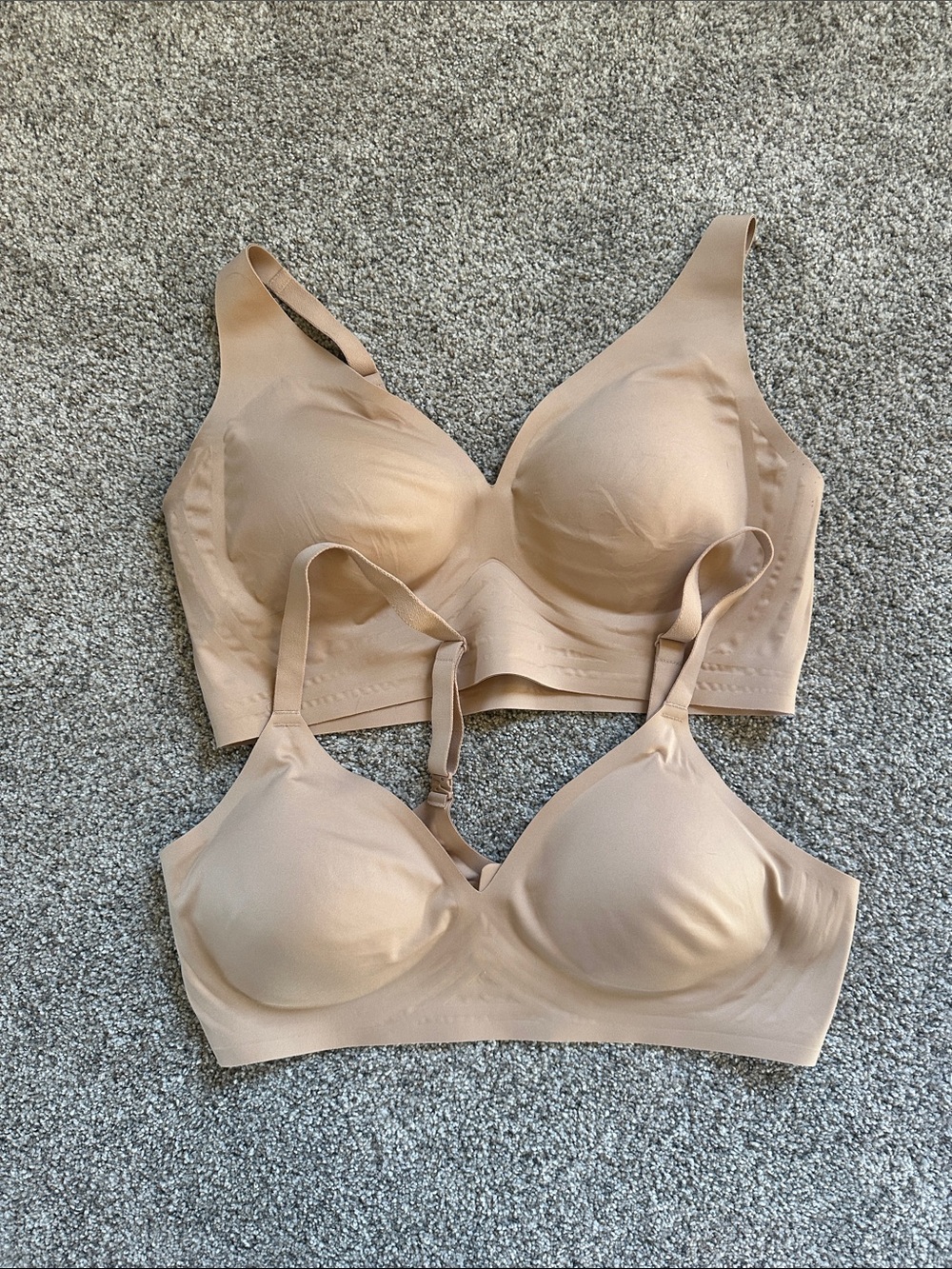 Auden Luxury Collection Smooth Nude Wireless Bra Duo